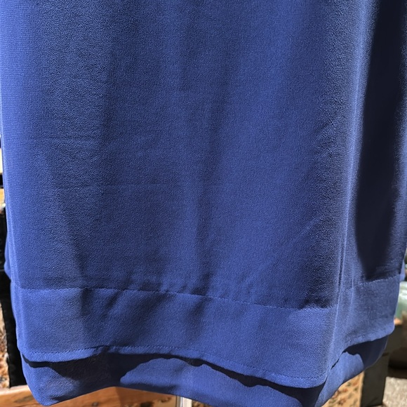 Pretty Royal Blue Sleeveless Top - Picture 3 of 7